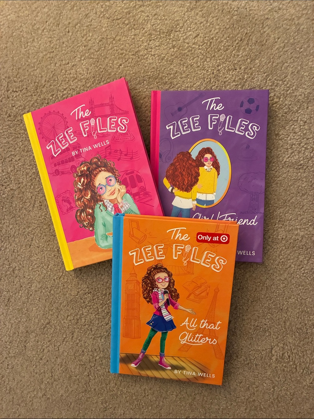 “The Zee Files” Books By Tina Wells - Three Books